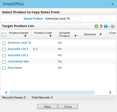 Image from comm_dialog_select_prod_to_copy_rates_from.png